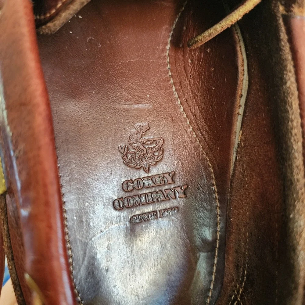 Gokey Brown Leather Boat Shoes Moccasins Vibram Sole Preppy Quiet Luxury